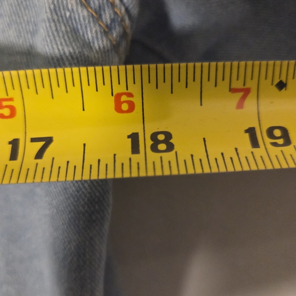 Rue 21 two-toned denim jacket with "GOOD FORTUNE" lettering (M298) - Picture 12 of 12